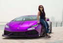 Bản độ Lamborghini Huracan màu tím của nữ đại gia Dubai